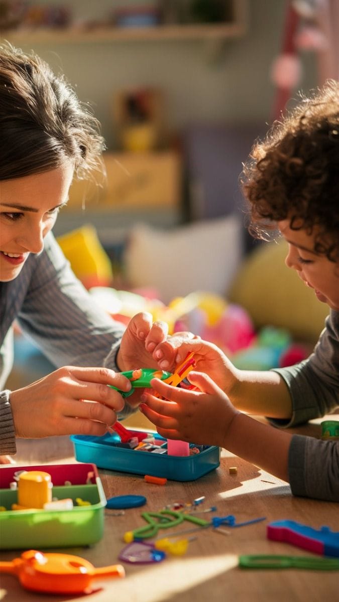 Enfant accompagné pendant une activité